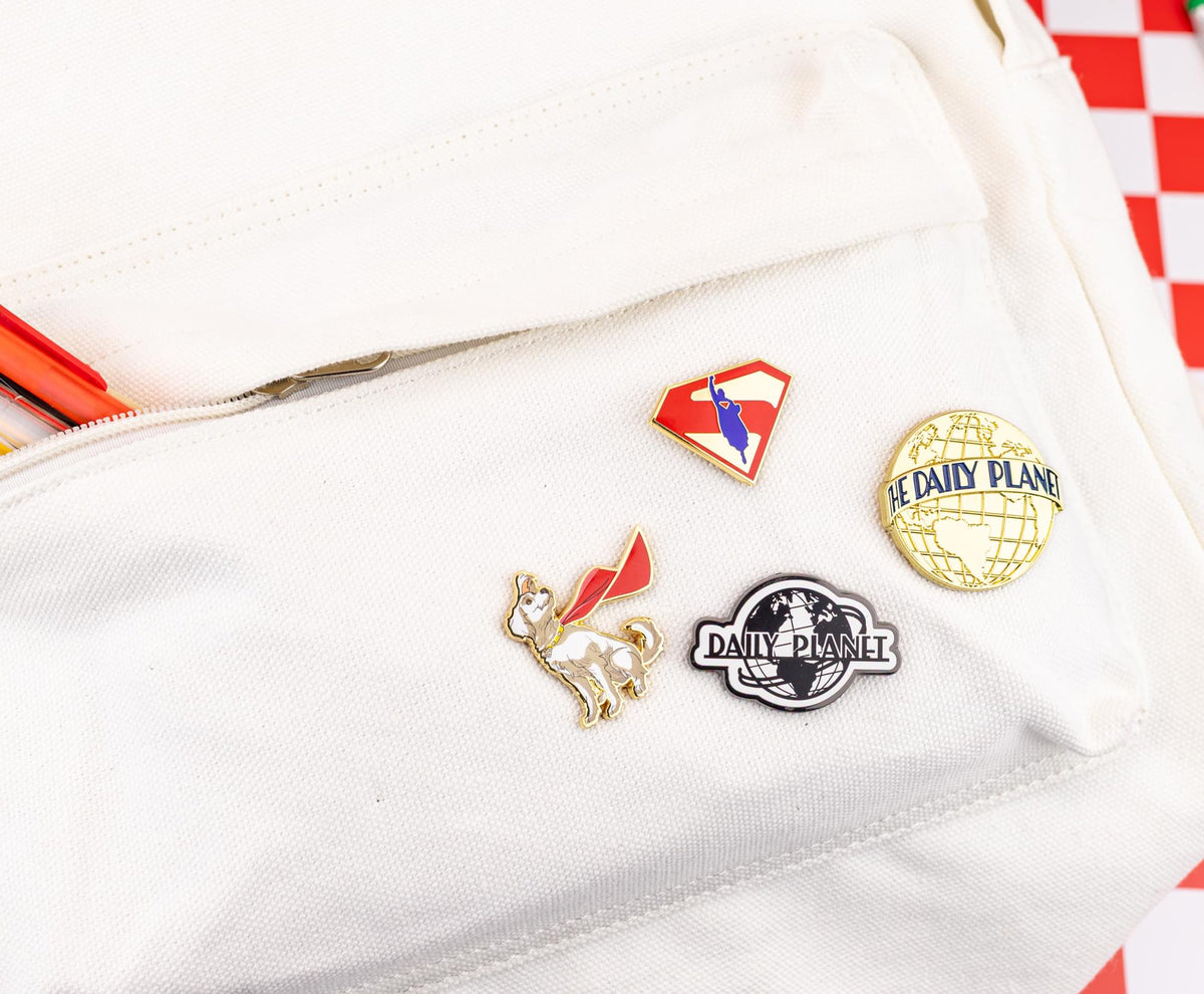 DC Studios Superman Daily Planet Gold Logo Enamel Pin