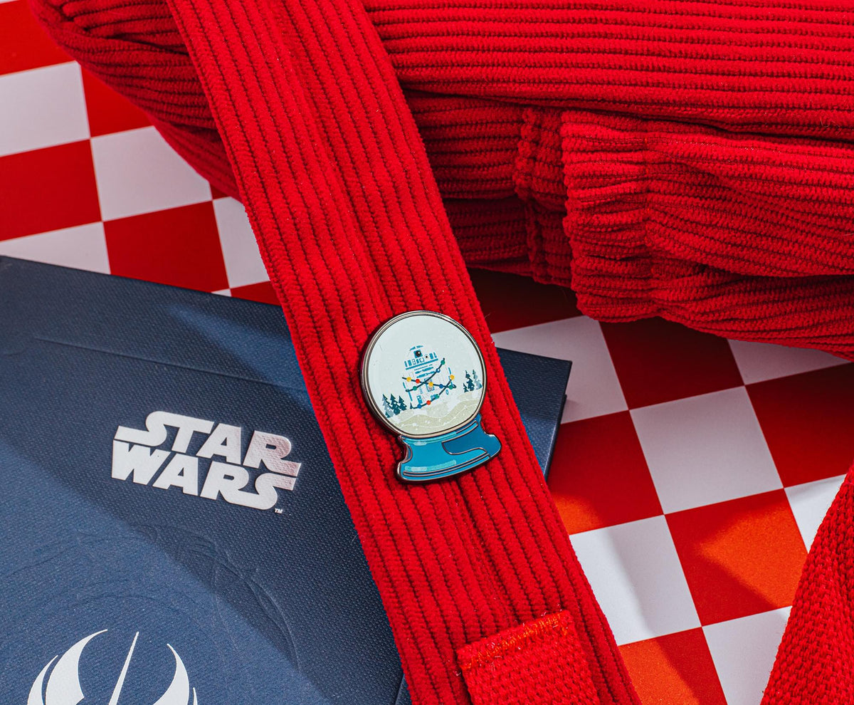 Star Wars R2-D2 Holiday Winter Snow Globe Enamel Pin
