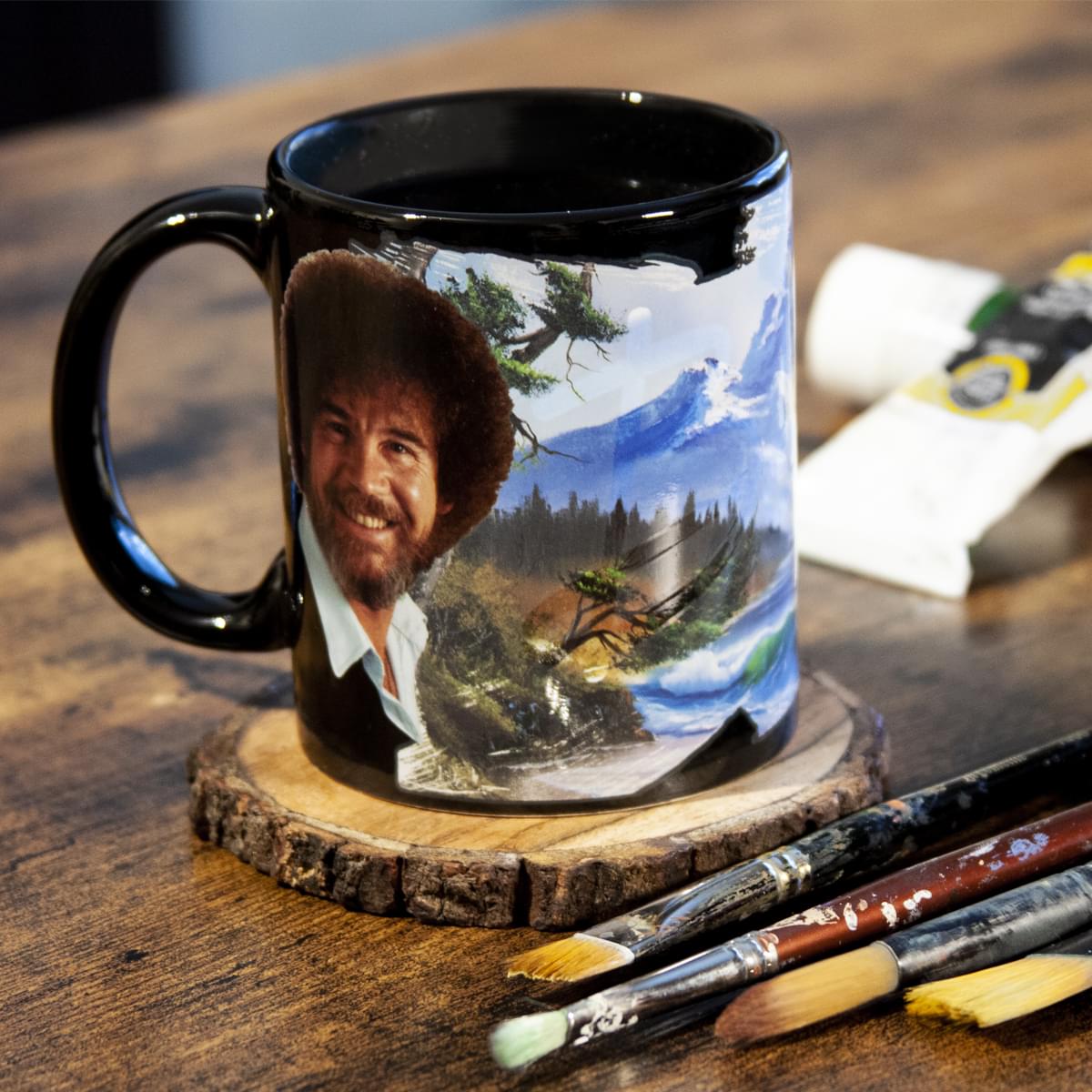Bob Ross Exclusive Color Change Ceramic Coffee Mug 12 ounces