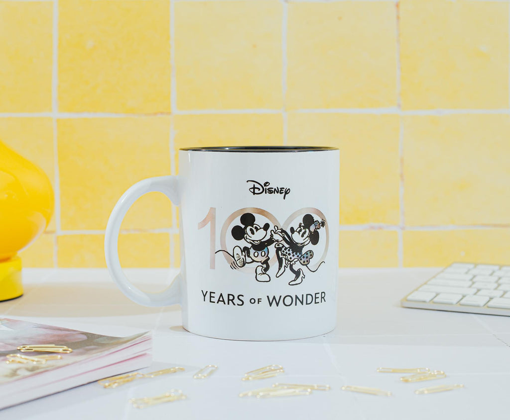 Disney 100 Years of Wonder Foil-Embossed Ceramic Mug | Holds 20 Ounces