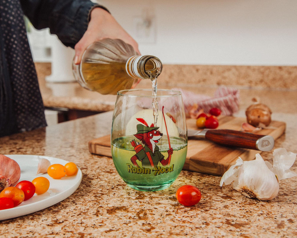 Disney Robin Hood Stemless Wine Glass | Holds 20 Ounces