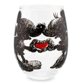 Disney Mickey and Minnie Sketchbook Stemless Wine Glass | Holds 20 Ounces