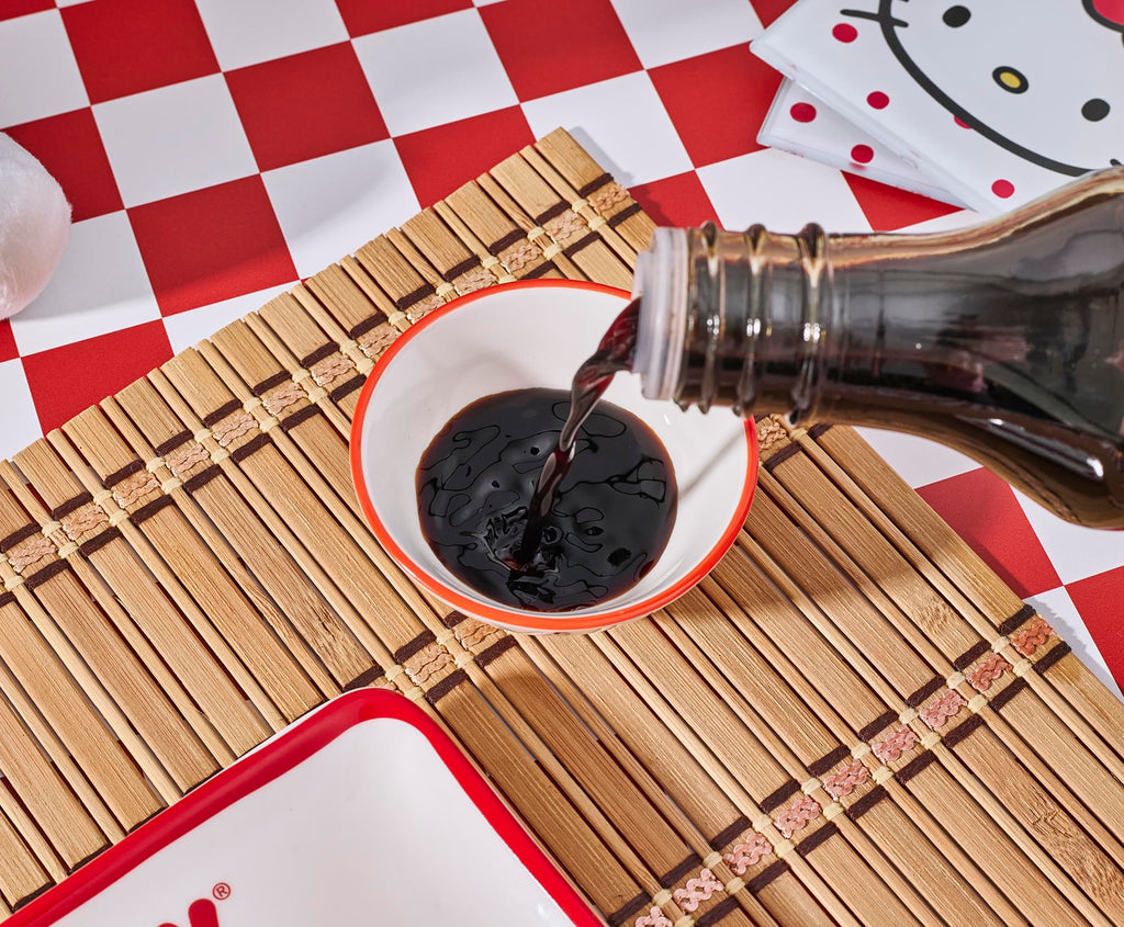 Sanrio Hello Kitty Icons 3-Piece Sushi Set With Sauce Bowl and Chopsticks