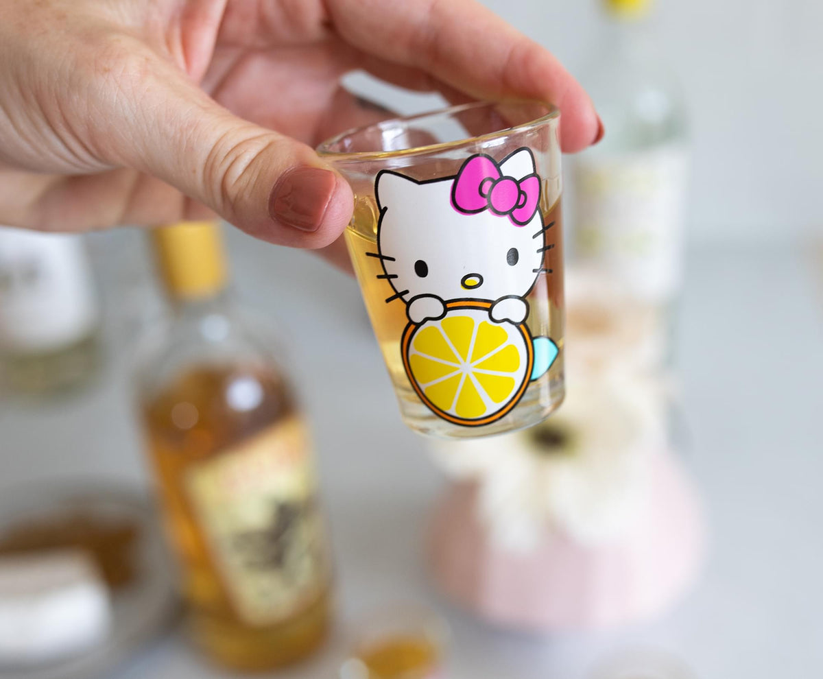 Hello Kitty 1.5-Ounce Mini Shot Glasses | Set of 4