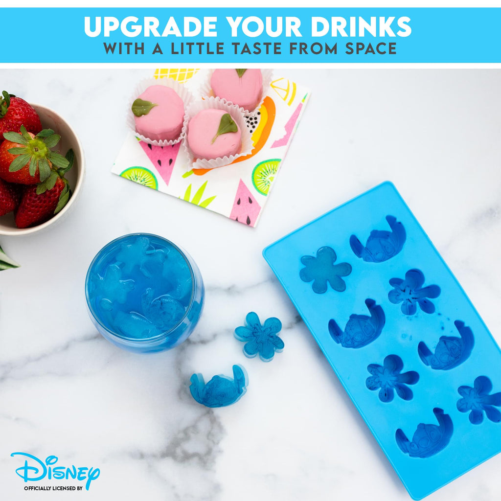 Disney Lilo & Stitch Silicone Mold Ice Cube Tray | Makes 8 Cubes