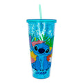 Disney Lilo & Stitch "Ohana" Carnival Cup with Lid and Straw | Holds 32 Ounces