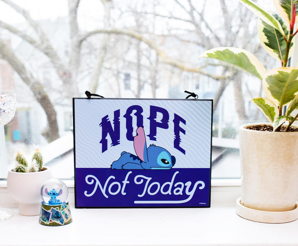 Disney Lilo & Stitch "Let's Get Weird" Reversible Hanging Sign Wall Art
