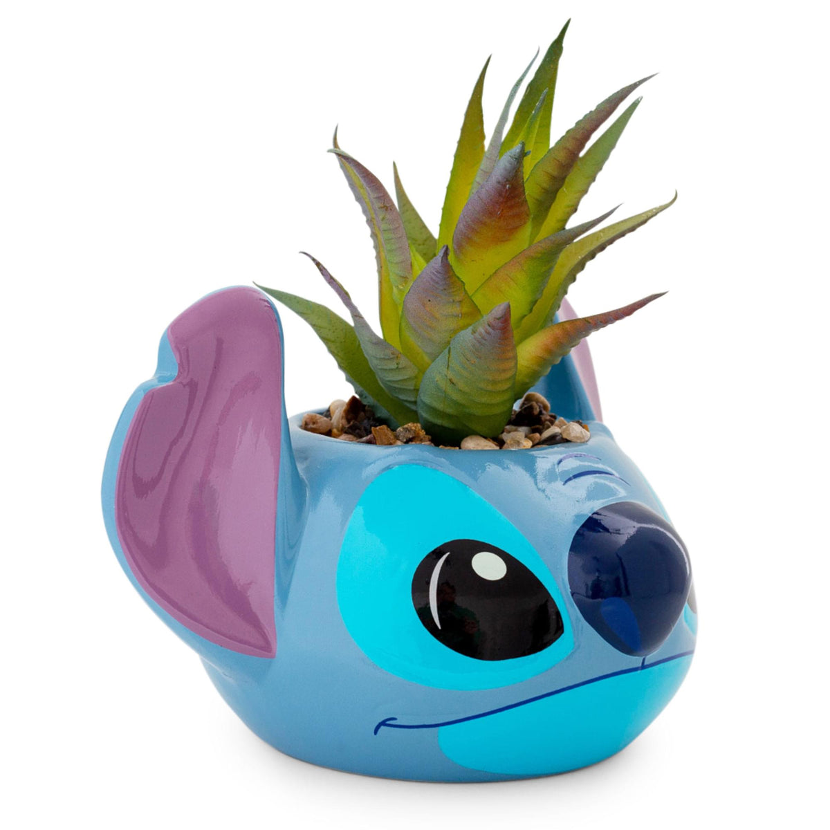 Disney Stitch Face Large Ceramic Planter | 5x5x7 Inches