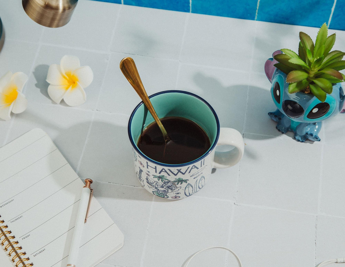 Disney Lilo & Stitch Hawaii Camper Mug | Holds 20 Ounces