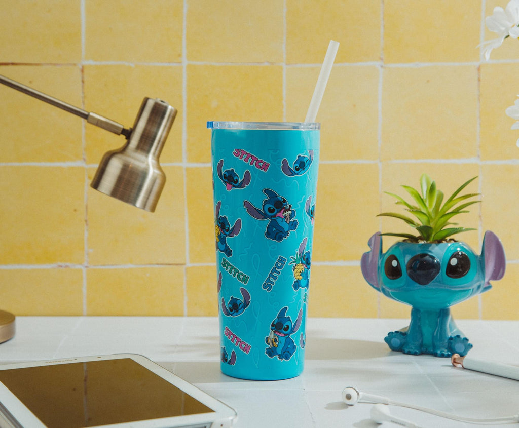 Disney Lilo & Stitch Snack Toss Double-Walled Stainless Steel Tumbler