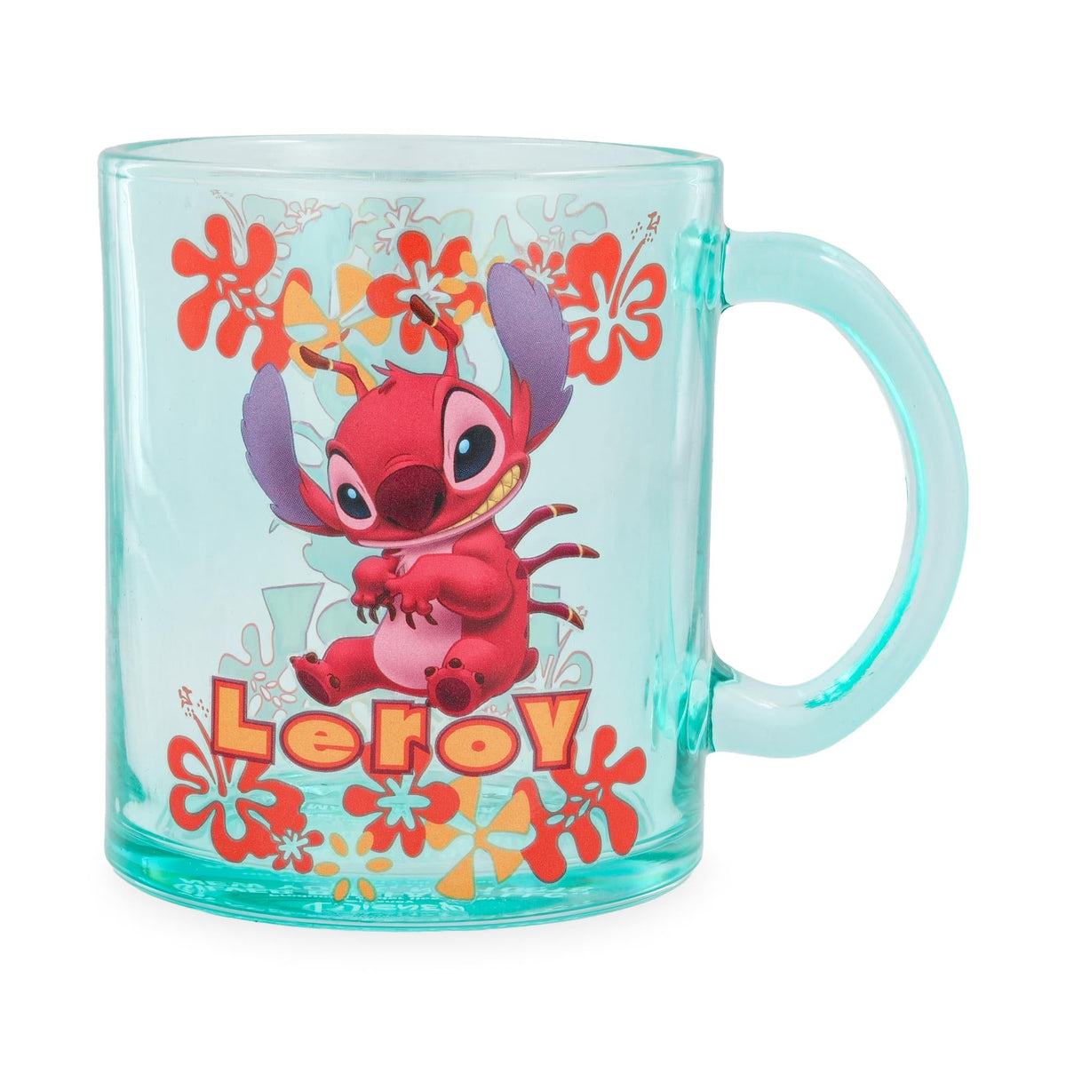 Disney Lilo & Stitch Leroy Glass Mug | Holds 18 Ounces