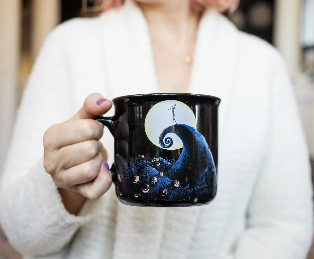 The Nightmare Before Christmas Jack Skellington Camper Mug | Holds 20 Ounces