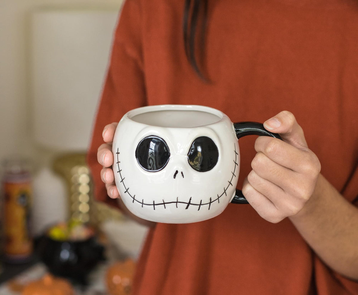 The Nightmare Before Christmas Jack Skellington Sculpted Coffee Mug | 20 Ounces
