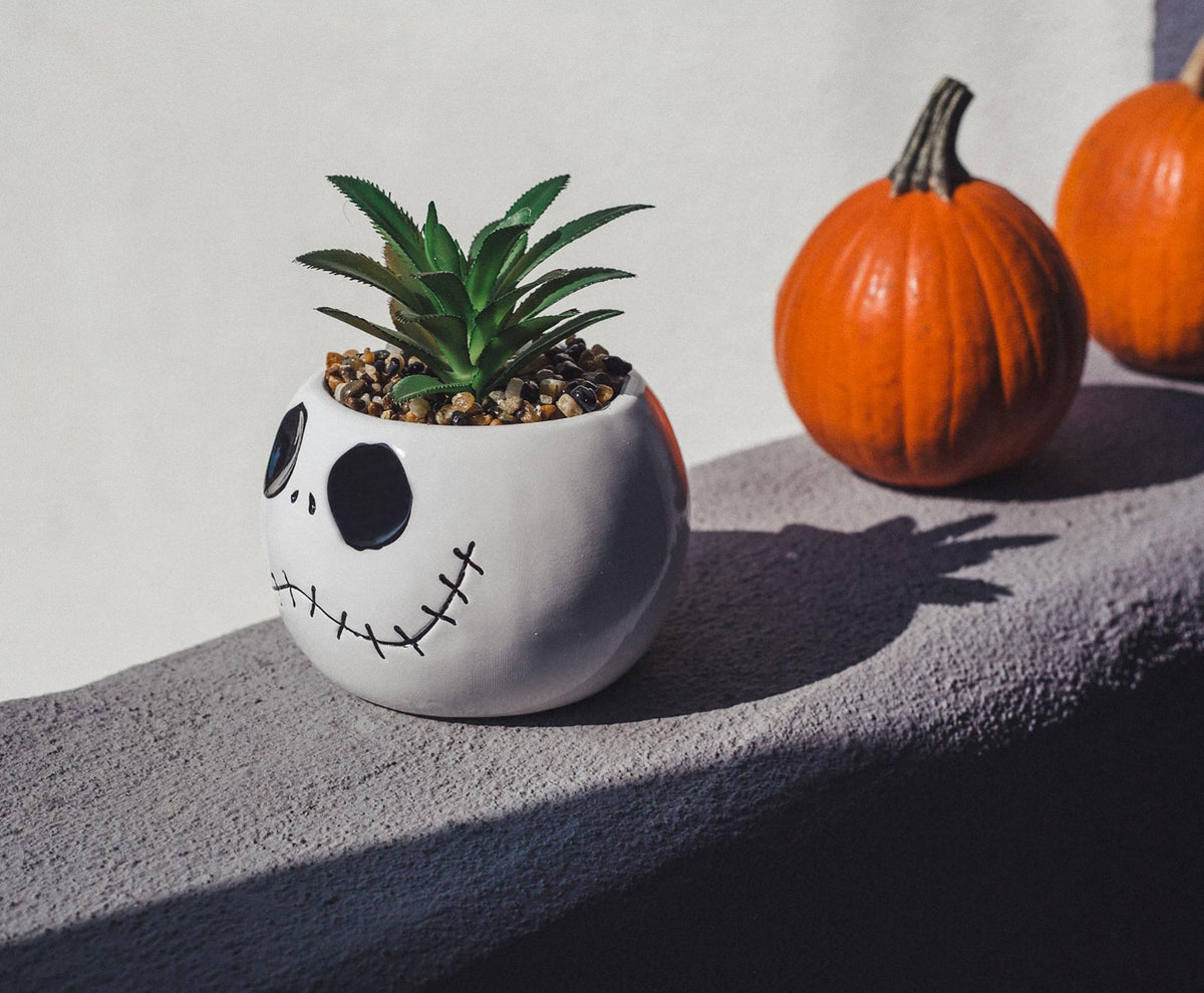 Disney The Nightmare Before Christmas Jack Skellington 6 Inch Ceramic Planter