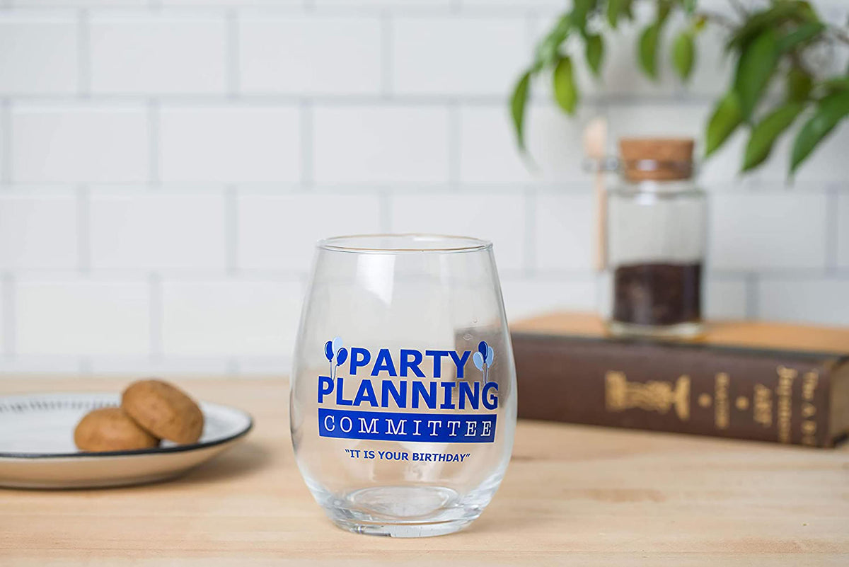 The Office Party Planning Committee 20 Ounce Stemless Glass