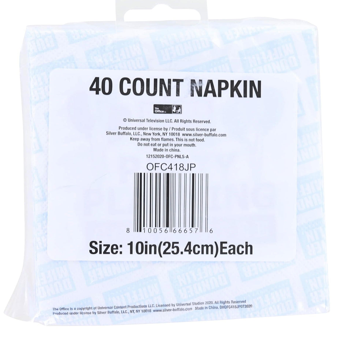 The Office Party Planning Committee 10 Inch Paper Napkins | 40 Count