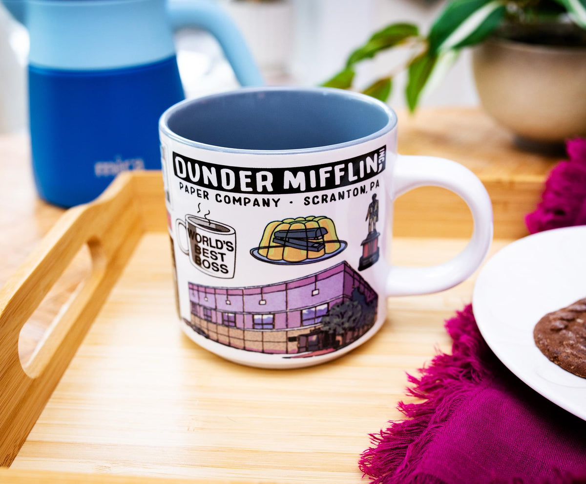 The Office Icons Ceramic Mug | Holds 13 Ounces