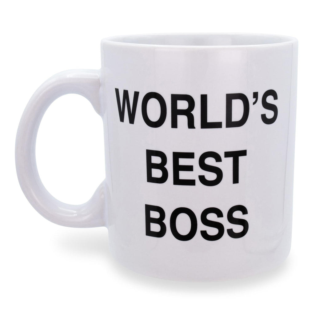 The Office Dunder Mifflin "World's Best Boss" Ceramic Mug | Holds 20 Ounces