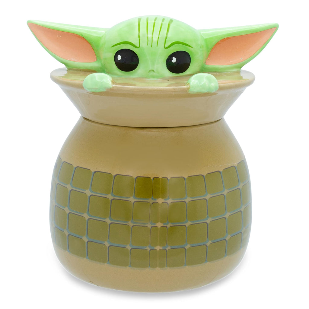 Star Wars: The Mandalorian Grogu Ceramic Cookie Jar Container | 6 Inches Tall