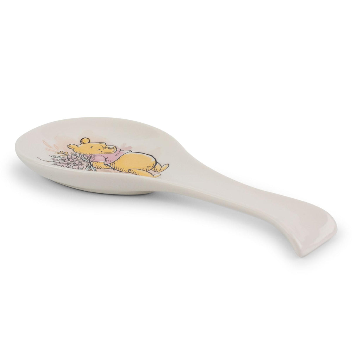 Disney Winnie the Pooh Floral Ceramic Spoon Rest Holder
