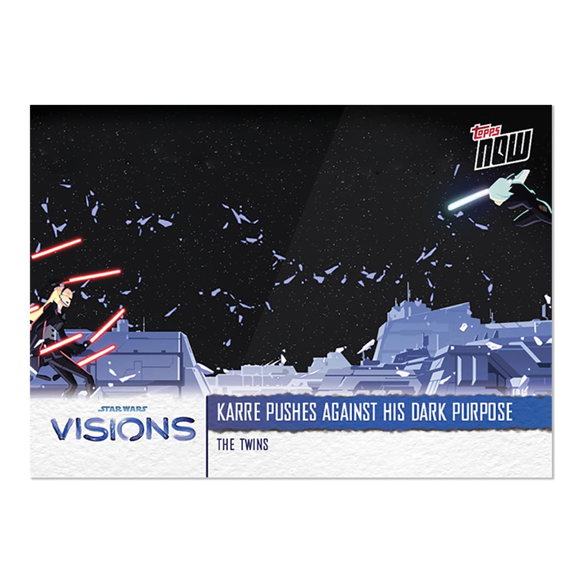 Star Wars Visions 2021 TOPPS NOW 5-Card Pack | The Twins