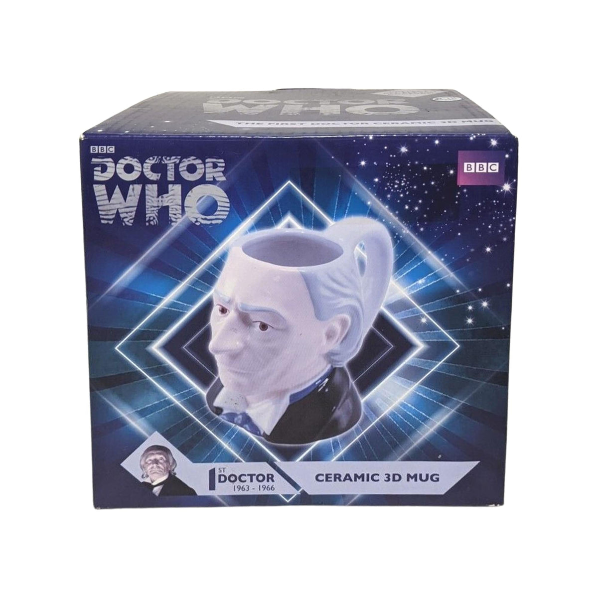 Doctor Who The First Doctor Ceramic 3D Mug William Hartnell