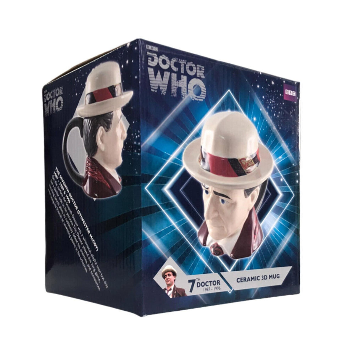 Doctor Who The Seventh Doctor Ceramic 3D Mug Sylvester Mccoy