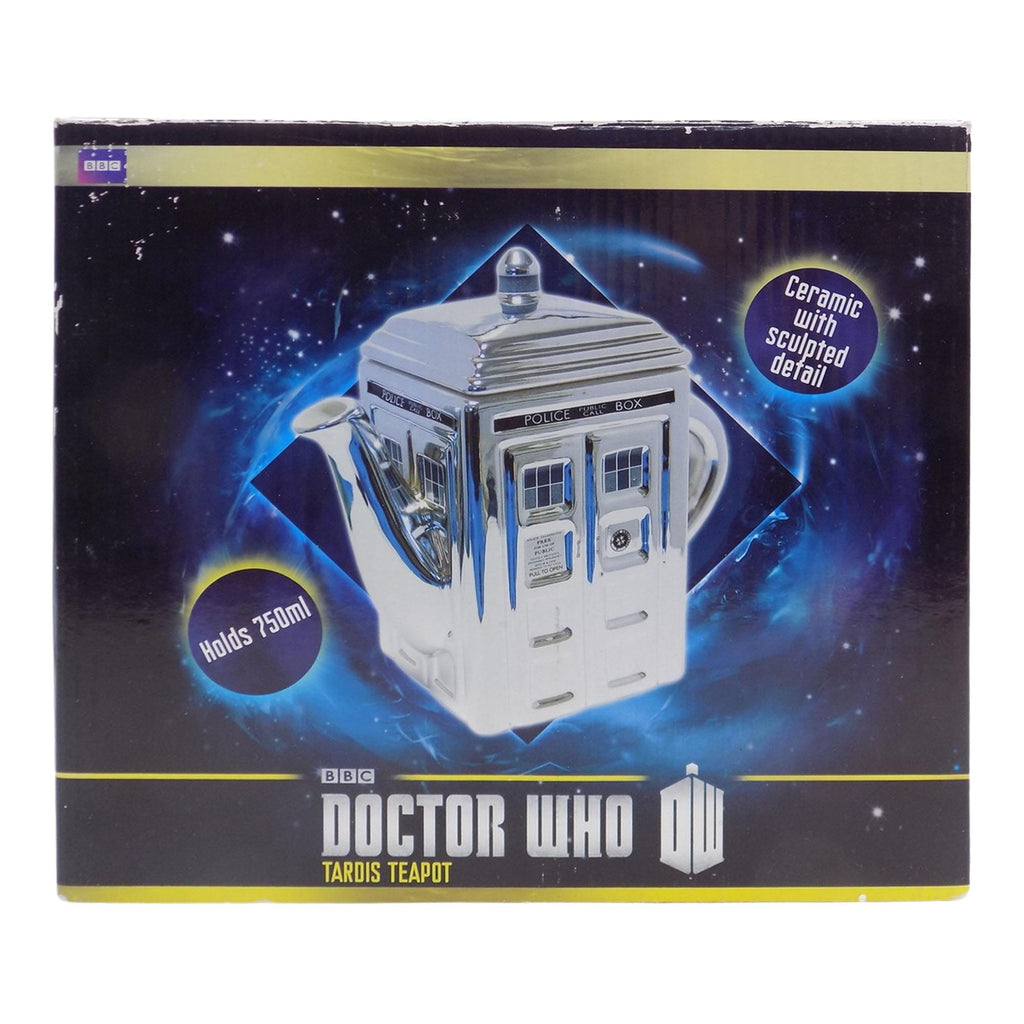 Doctor Who Chrome Tardis Ceramic Mug