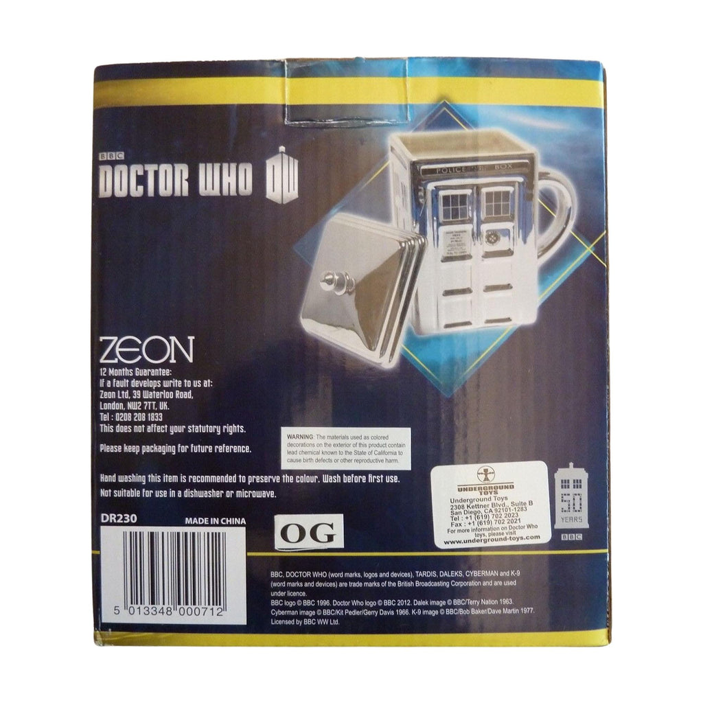 Doctor Who Chrome Tardis Ceramic Mug