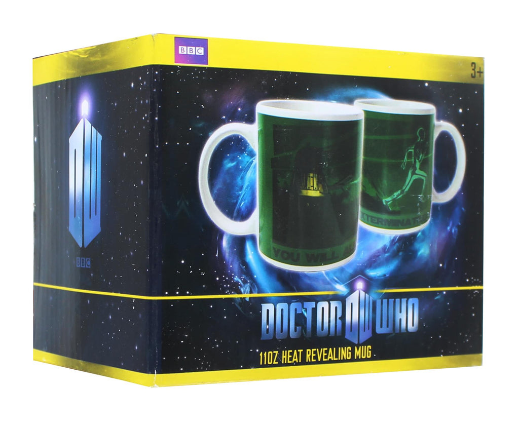 Doctor Who Dalek Skeleton Heat Sensitive Coffee Mug