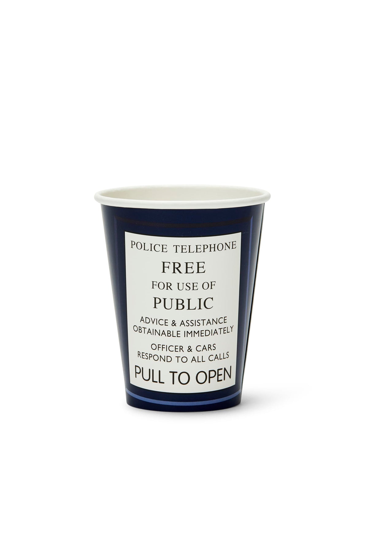 Doctor Who 9oz TARDIS Paper Cups, Set of 8