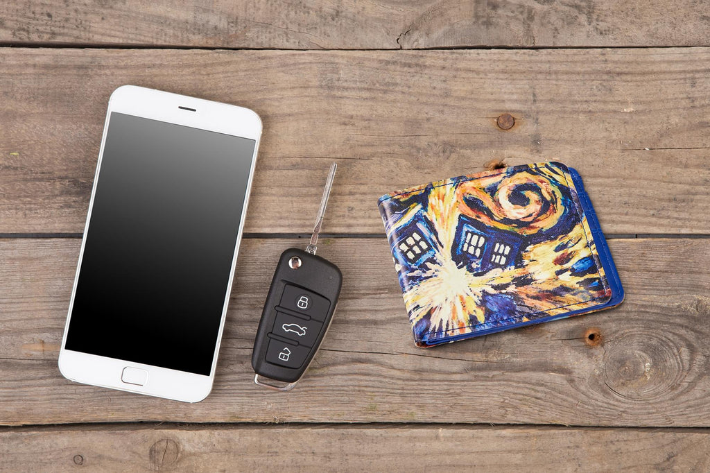 Doctor Who Bi-Fold Wallet Van Gogh Exploding TARDIS