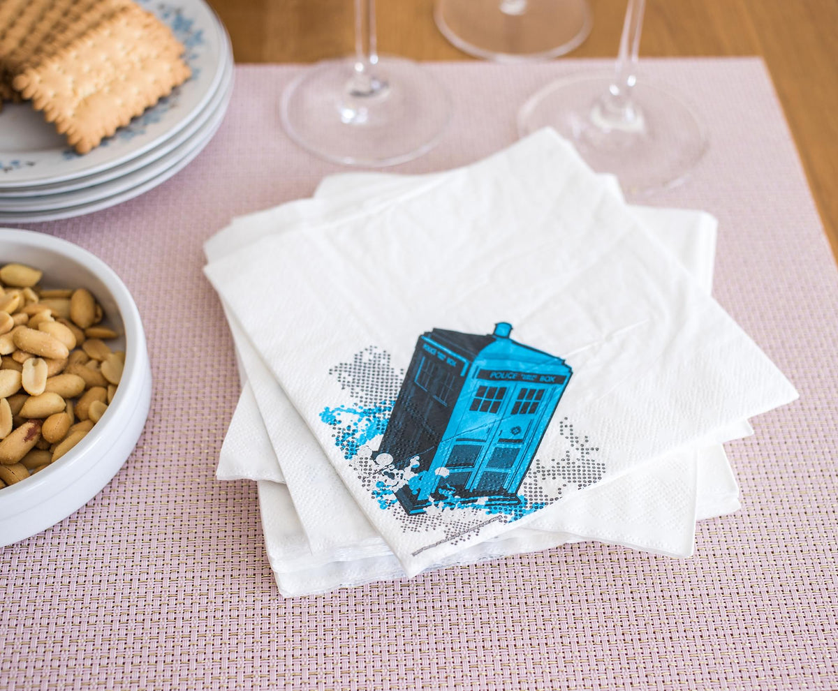 Doctor Who TARDIS Anthony Dry Napkin Set