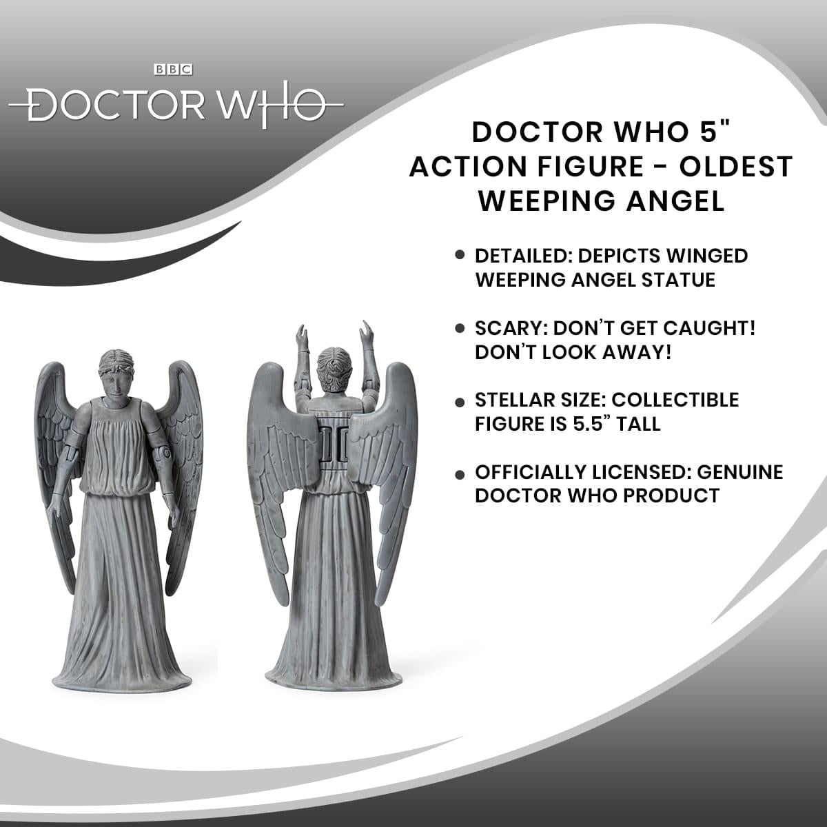 Doctor Who 5" Action Figure - Oldest Weeping Angel