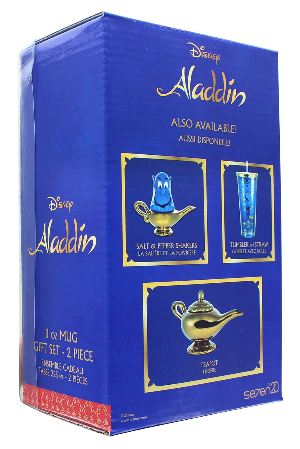 Disney Aladdin Princess Jasmine 11oz Ceramic Mug Set | 2 Pack