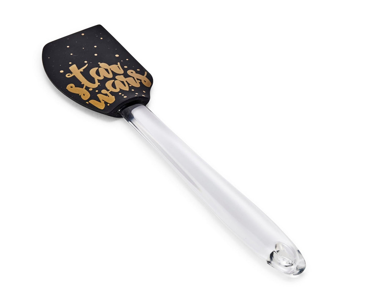 Star Wars 11” Silicone Spatula - Black/Gold Text “Star Wars”