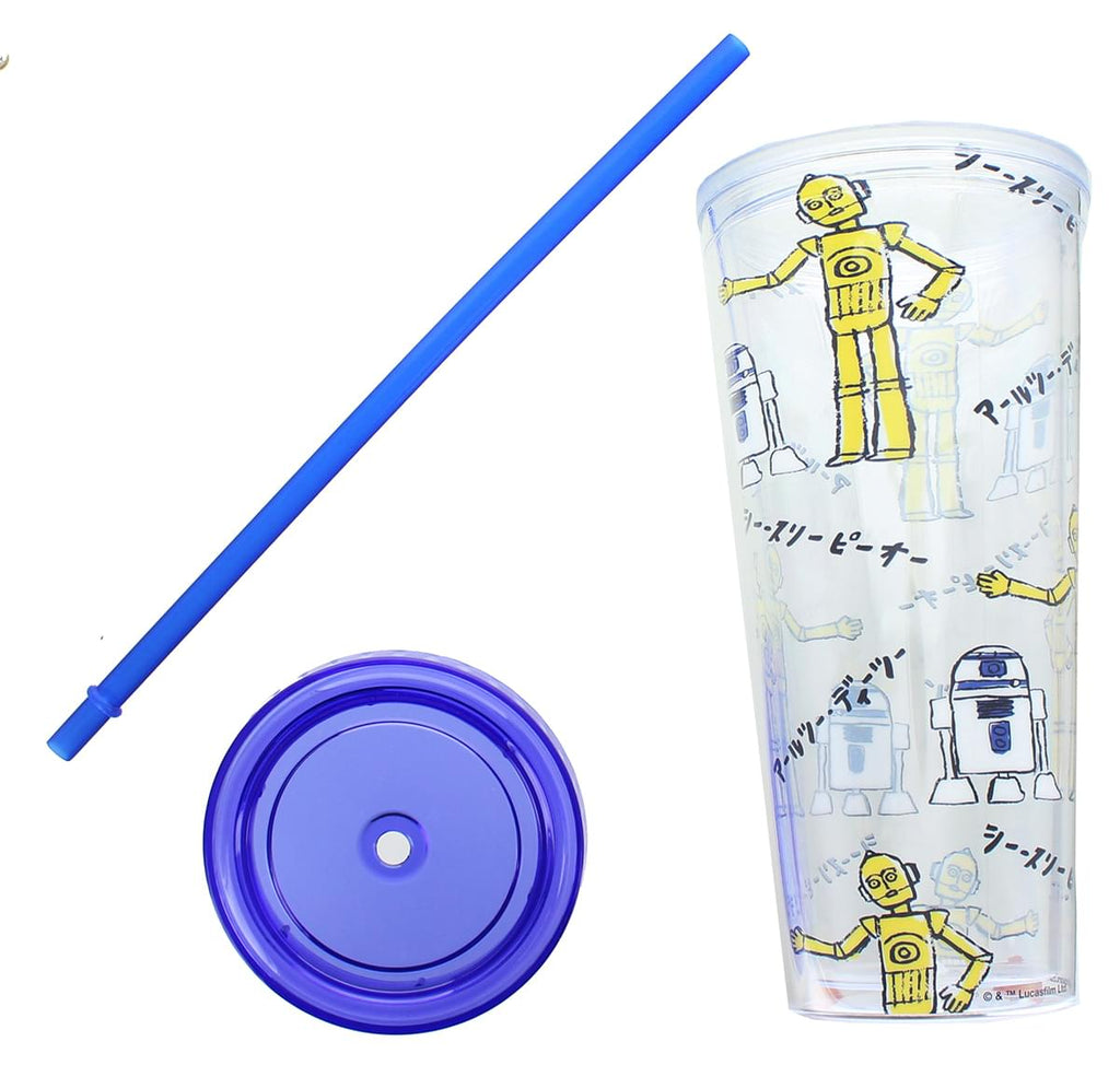 Star Wars Kanji Droids R2D2/C3PO Plastic Tumbler